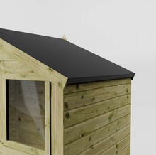 6x4 SHIPLAP GARDEN SHEDS APEX ROOF SINGLE DOOR 2 WINDOWS 6ft 4ft TONGUE & GROOVE