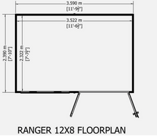 12x8 WOODEN PENT SHED SHIPLAP TONGUE & GOOVE WINDOW DOUBLE DOOR STORAGE 12ft 8ft