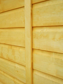 7x5 GARDEN SHED SHIPLAP SINGLE DOOR APEX WINDOW WOODEN FLOOR STORAGE 7ft x 5ft