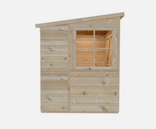 7x5 PENT SHIPLAP SHED TONGUE & GROOVE DOUBLE DOOR OPENING WINDOW OUTDOOR STORAGE