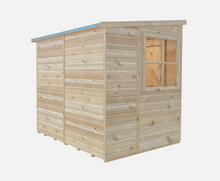 7x5 PENT SHIPLAP SHED TONGUE & GROOVE DOUBLE DOOR OPENING WINDOW OUTDOOR STORAGE